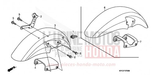 AILE AVANT XL125V4 de 2004
